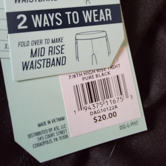 Youth 7/8 leggings - Picture 4 of 6